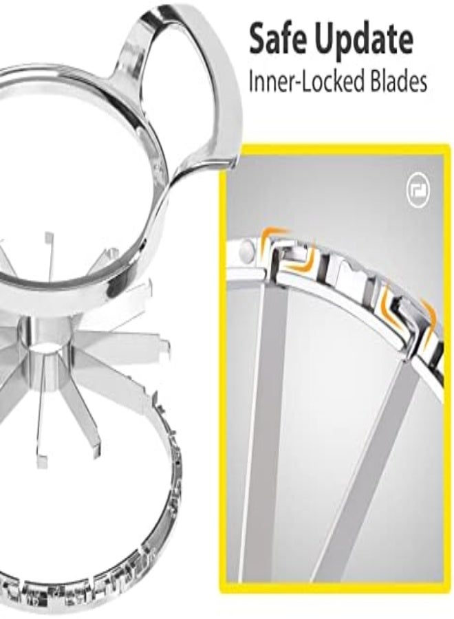 AKDC Savorliving Apple Slicer 12 Sharp Blades Stainless Steel Apple Cutter, Pitter, Thoroughly-Cut Blade Design, Divider For Up To 4 Inches Apples (Classic) - Image 5