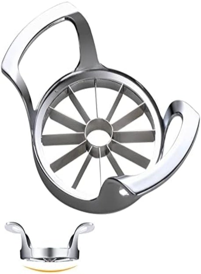 AKDC Savorliving Apple Slicer 12 Sharp Blades Stainless Steel Apple Cutter, Pitter, Thoroughly-Cut Blade Design, Divider For Up To 4 Inches Apples (Classic) - Image 2