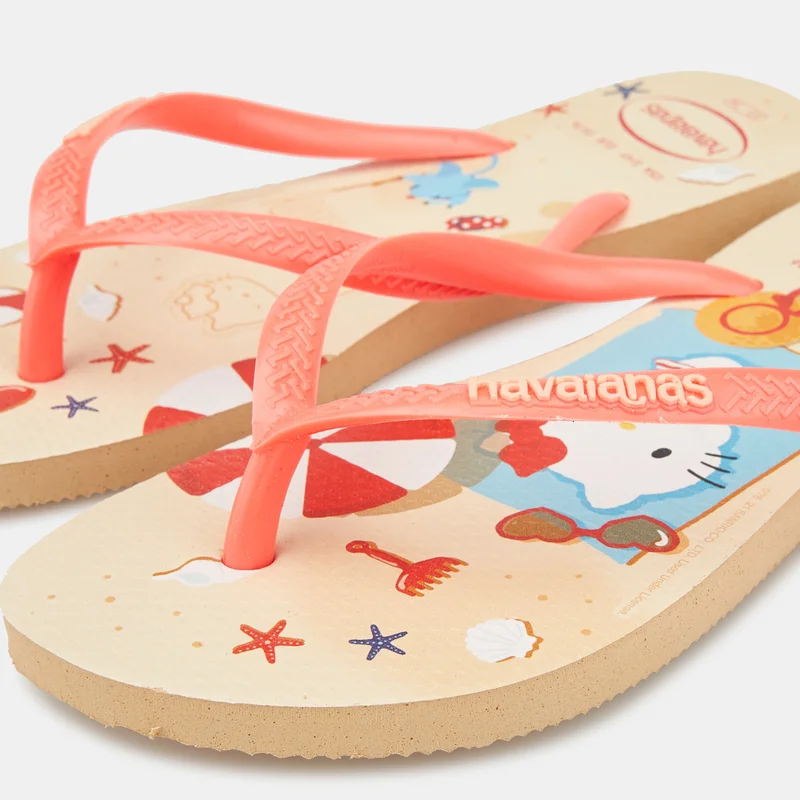 havaianas Kids' Slim Hello Kitty Flip Flops