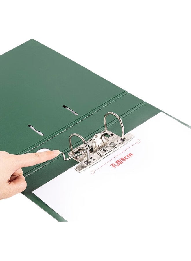 Tianse Thick Loose-Leaf File Folder, Two-Inch Quick-Load Binder, Two-Hole Loose-Leaf Folder, Large Capacity Strong Clip For Inserting Pages, Office Supplies, Ts-11003, Deep Blue - Image 3