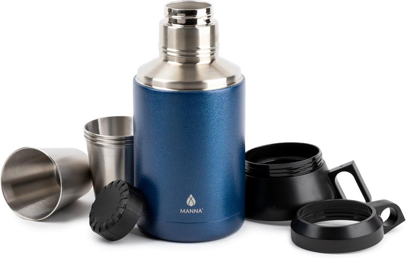 MANNA Stack Stainless Steel Insulated Growler - 64 Oz - Sea Mist - Image 4