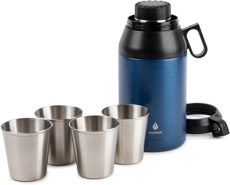 MANNA Stack Stainless Steel Insulated Growler - 64 Oz - Sea Mist - Image 3
