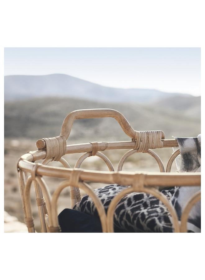 Generic - Basket, rattan, 54x39 cm - Image 1