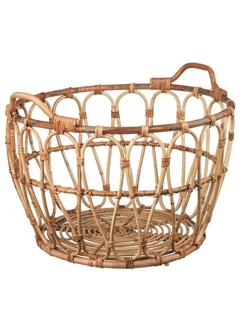 Basket, rattan, 54x39 cm