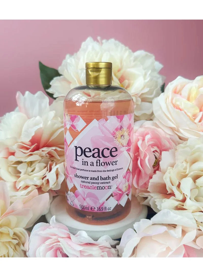 Treaclemoon  Peace in a Flower Shower and Bath Gel, 500ml | Calming Floral Scent, with Natural Flower Extracts | Vegan and Cruelty-Free  | Best Price UAE