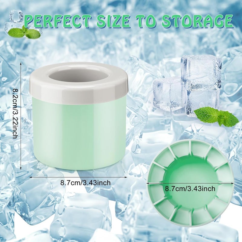 SARVANGAH Cylinder Silicone Ice Cube Molds Holds to 60 Ice Cubes Decompress Ice Lattice Ice Cube Trays 3D Ice Maker Cup Press Type Easy Release Ice Cube Cup - Image 5
