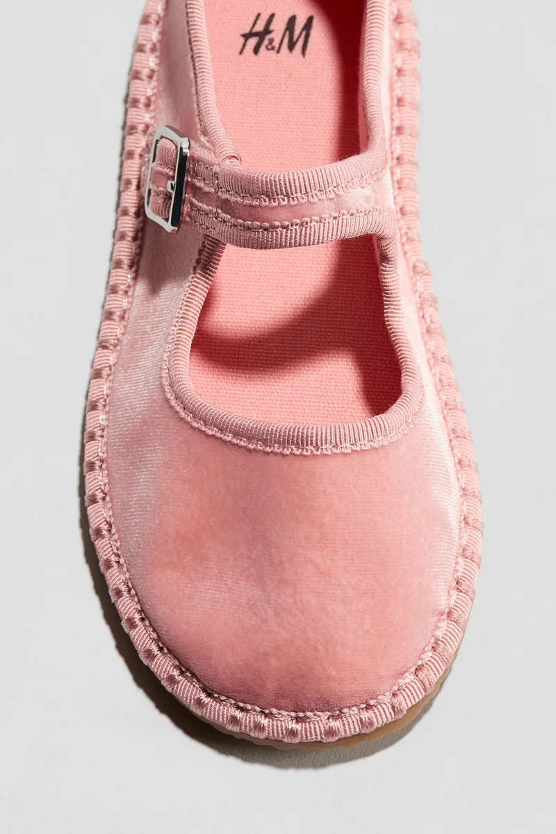 H&M  Velour Mary Janes for Women | Best Price UAE