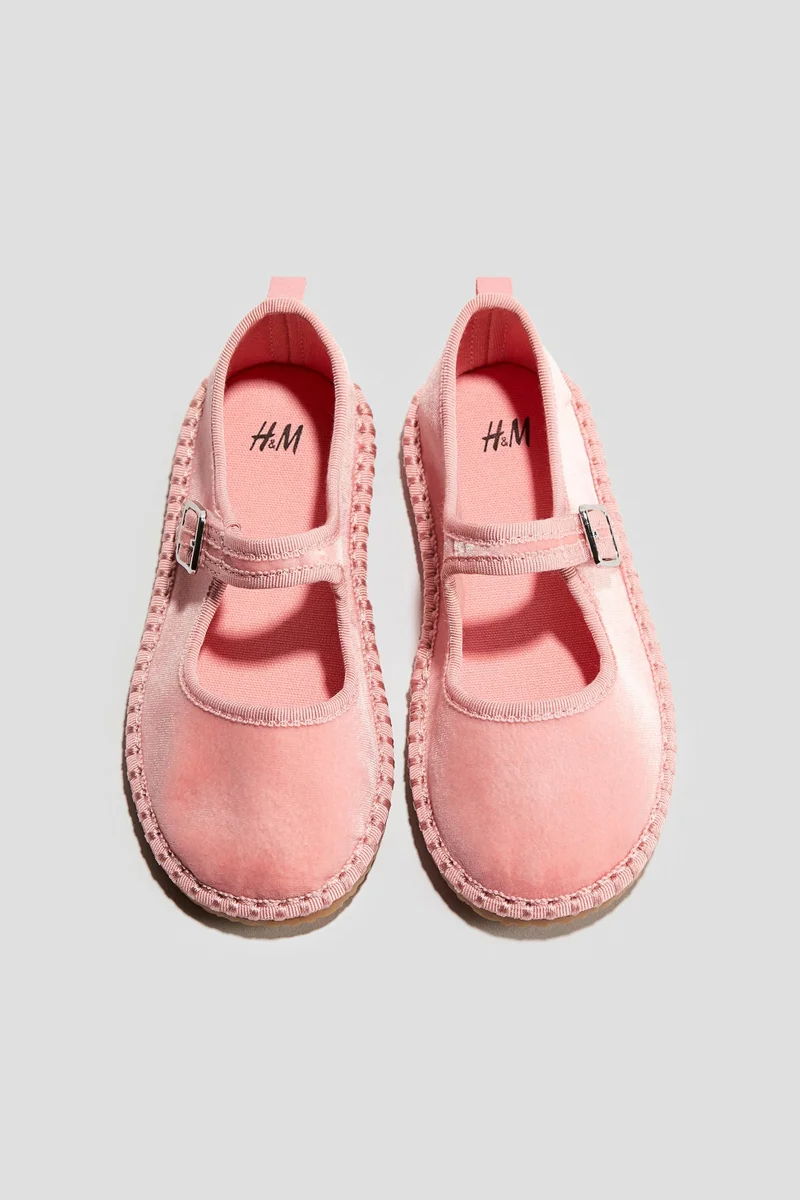 H&M  Velour Mary Janes for Women | Best Price UAE