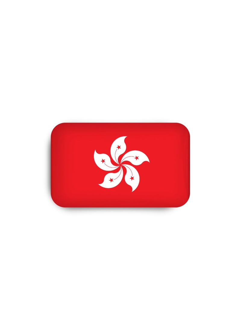 971MEDIA Hong Kong Flag Magnetic Badge  - Image 2