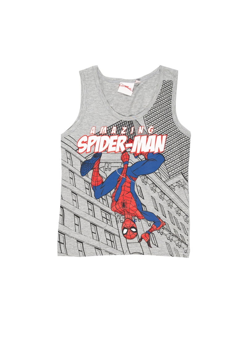 سبايدر مان طقم شورت سبايدر مان للأولاد، رمادي - Image 2