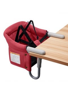 VEEYOO Hook On Chair Veeyoo Clip On High Chair Folding Fast Table Chair With Storage Bag Portable Baby Feeding Seat Attach To Table For Home And Travel  - Image 1