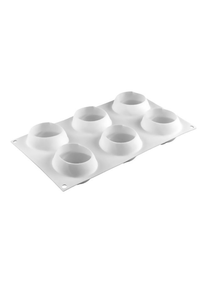 NIBEMINENT Silicone Cake Mould White 30x17.5x6cm - Image 1