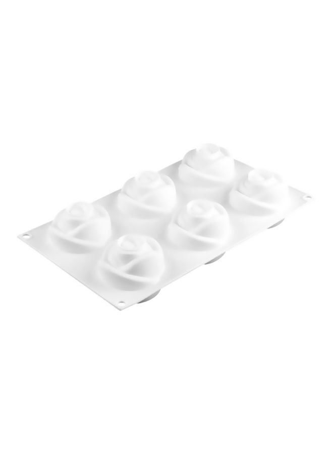 NIBEMINENT Silicone Cake Mould White 30x17.5x6cm - Image 5