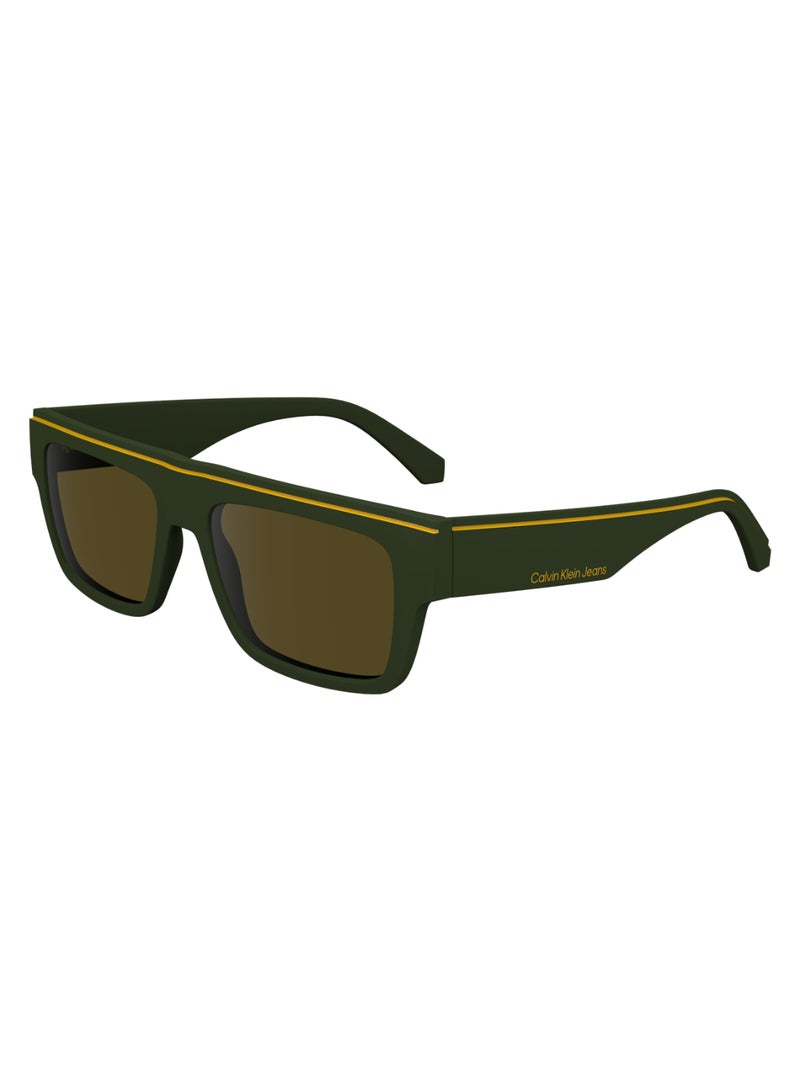 Calvin Klein Jeans FULL RIM BIO INJ-G820 MODIFIED RECTANGLE CALVIN KLEIN JEANS SUN CKJ24603S  5517 (309) KHAKI - Image 2