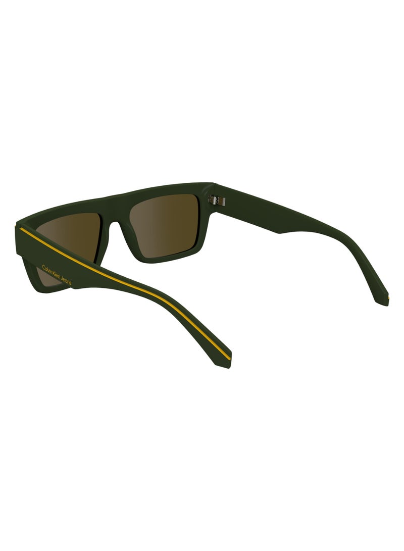 Calvin Klein Jeans FULL RIM BIO INJ-G820 MODIFIED RECTANGLE CALVIN KLEIN JEANS SUN CKJ24603S  5517 (309) KHAKI - Image 5
