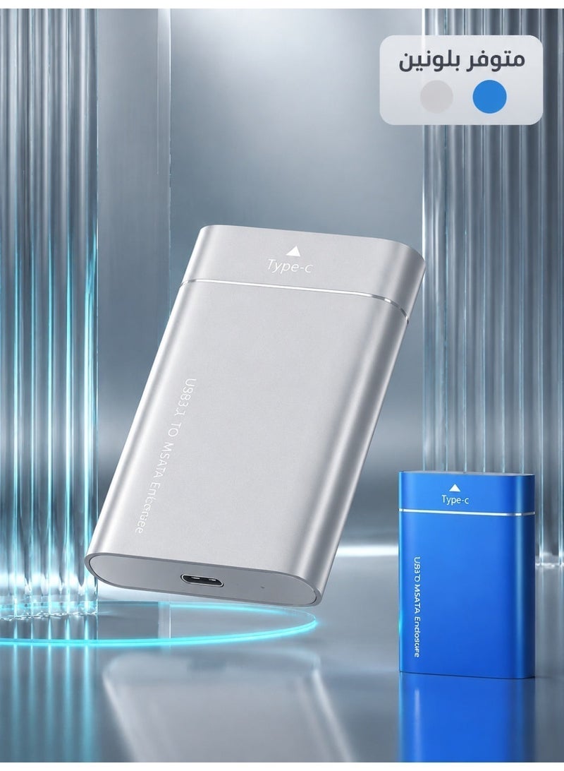 60GB Portable External Hard Drive - Ultra Slim USB 3.0 External Hard Disk with Metal Shell, 8MB Cache & LED Indicator for Data Transfer and Storage Expansion - Image 2