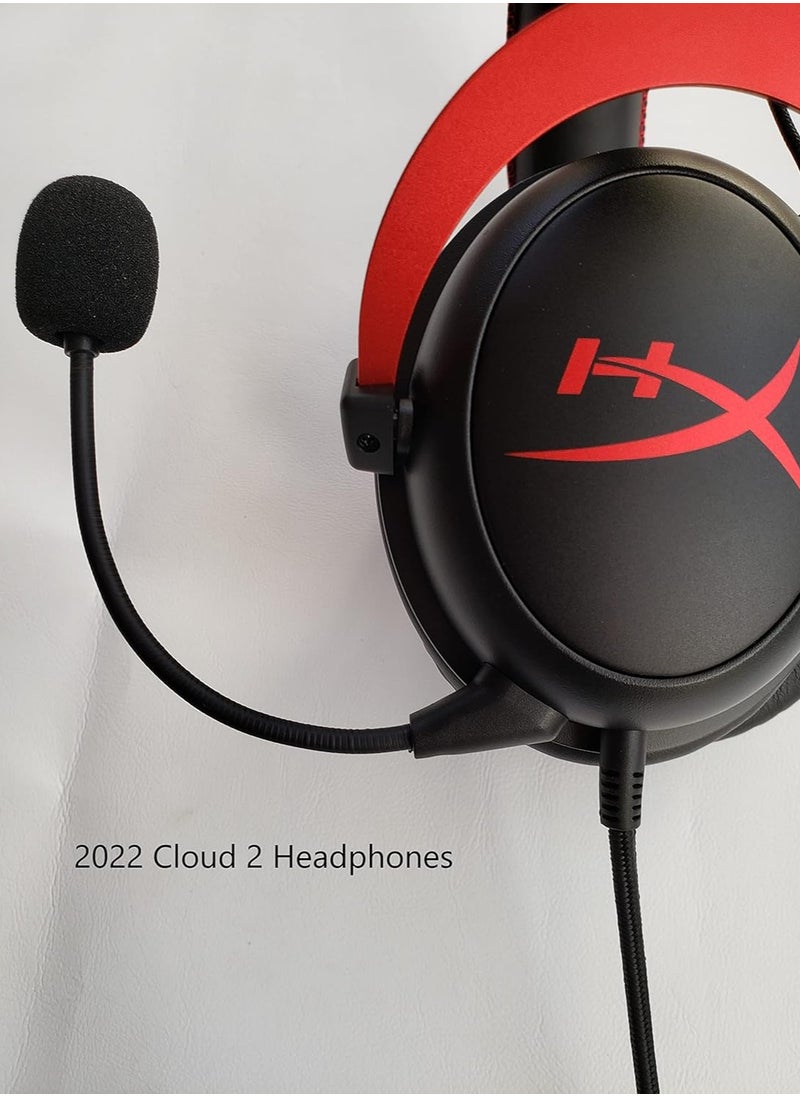 ميكروفون بديل لسماعات الألعاب Kingston HyperX Cloud 2 II Cloud Core Pro CloudX PS4 Xbox One Nintendo Switch الكمبيوتر الشخصي سماعات الألعاب