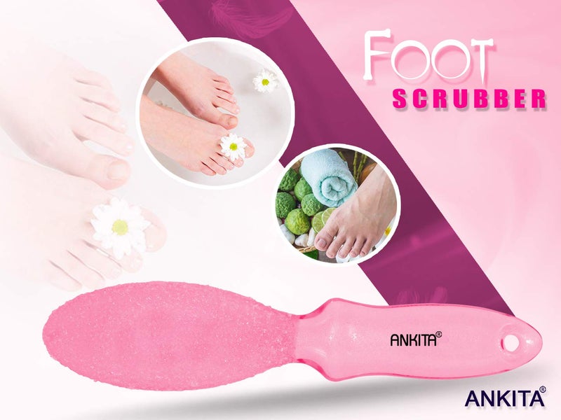ANKITA Foot Rasp Foot File and Callus Remover|Foot Care Pedicure Metal Surface Tool to Remove Hard Skin|Can be Used on Both Wet and Dry Feet|Surgical Grade Stainless Steel File by Chhavi Creation, Multicolor - Image 3