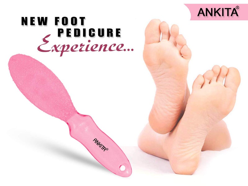 ANKITA Foot Rasp Foot File and Callus Remover|Foot Care Pedicure Metal Surface Tool to Remove Hard Skin|Can be Used on Both Wet and Dry Feet|Surgical Grade Stainless Steel File by Chhavi Creation, Multicolor - Image 2