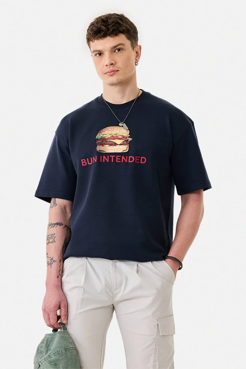 سنيتش Oversized Graphic T-Shirt