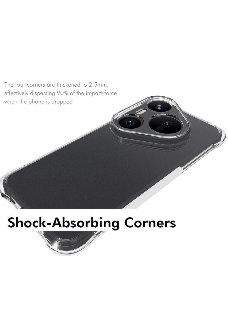 CHAPPELINE Huawei Pura 80 Ultra 5G 2025 TPU Soft Corners with Hard PC Case Cover (MCTPTN) - Clear - Image 2