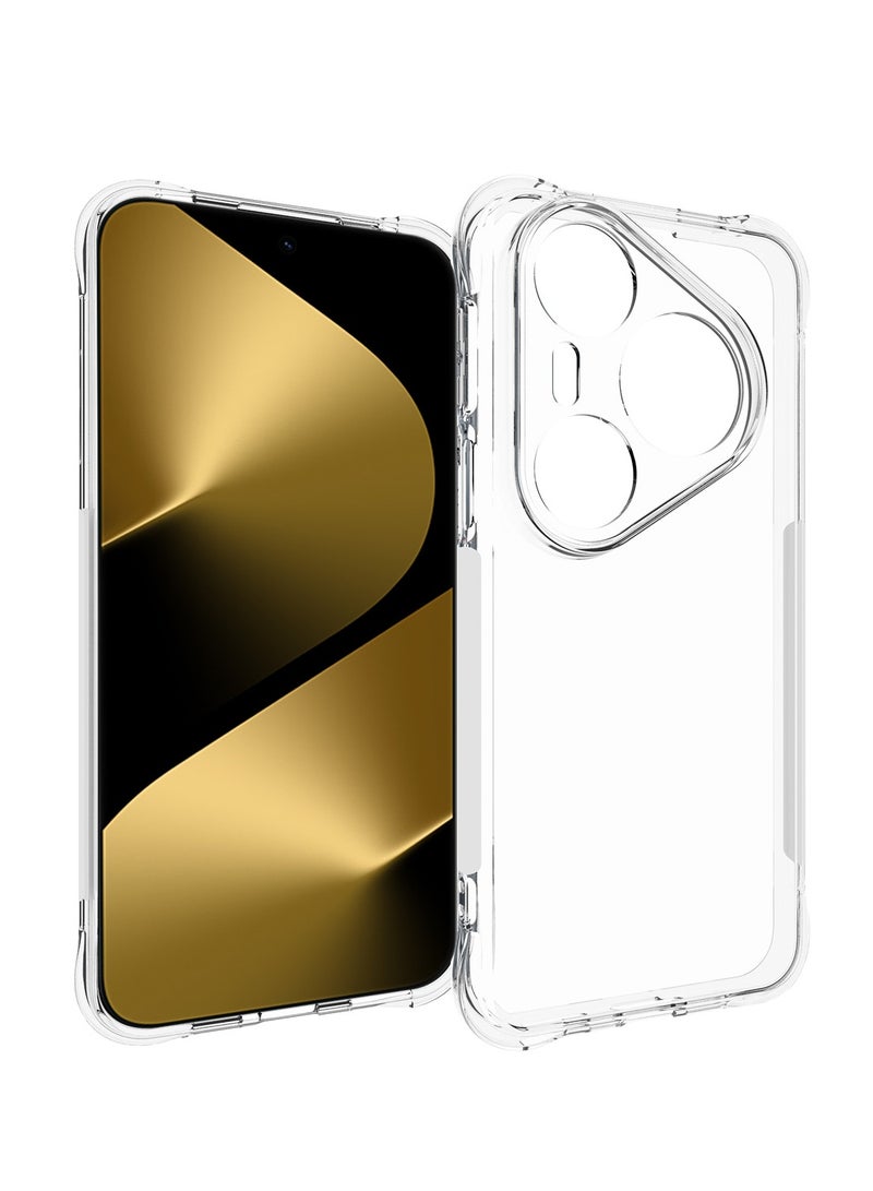 CHAPPELINE Huawei Pura 80 Ultra 5G 2025 TPU Soft Corners with Hard PC Case Cover (MCTPTN) - Clear - Image 1