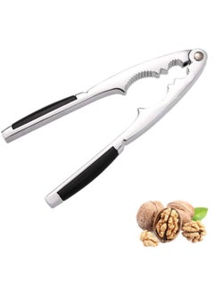Nut Crackers Opener Seafood Sheller Heavy Zinc Alloy Nutcracker Pecan Walnut Plier Clip Tool with Non-Slip Handle