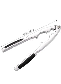 Oasisgalore Nut Crackers Opener Seafood Sheller Heavy Zinc Alloy Nutcracker Pecan Walnut Plier Clip Tool with Non-Slip Handle  - Image 2