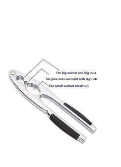 Oasisgalore Nut Crackers Opener Seafood Sheller Heavy Zinc Alloy Nutcracker Pecan Walnut Plier Clip Tool with Non-Slip Handle  - Image 3