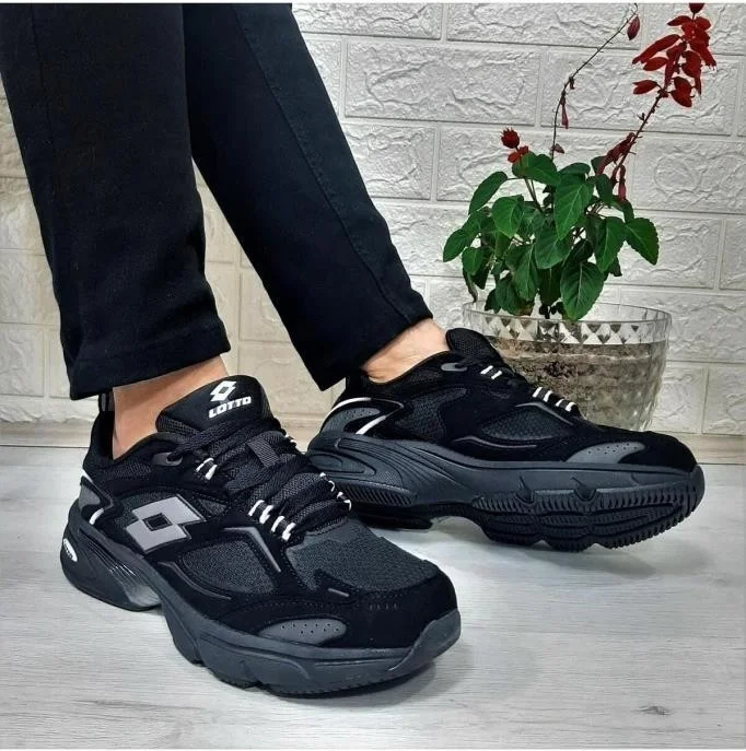 لوتو Norwell 4pr 101898948 Men's Walking and Running Shoes Black Grey 40-45