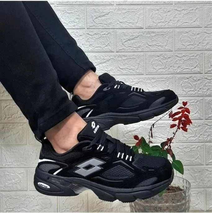 لوتو Norwell 4pr 101898948 Men's Walking and Running Shoes Black Grey 40-45