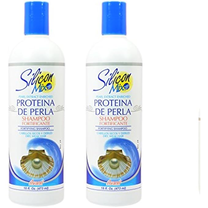 Silicon Mix PROTEINA DE PERLA SHAMPOO 16OZ"PACK OF 2"