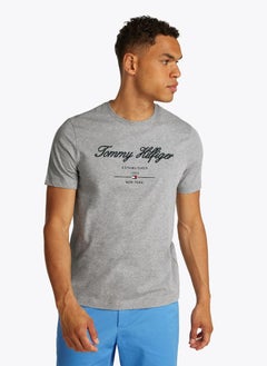 TOMMY HILFIGER Regular Fit T-Shirt With Script Logo  - Image 1