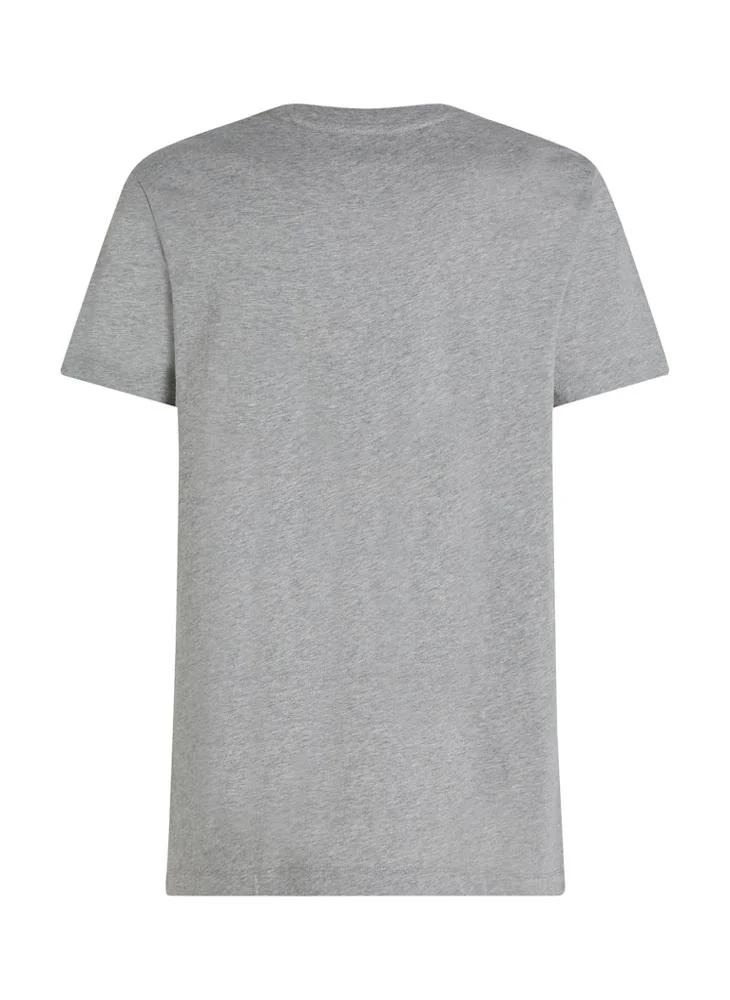 تومي هيلفيغر Regular Fit T-Shirt With Script Logo
