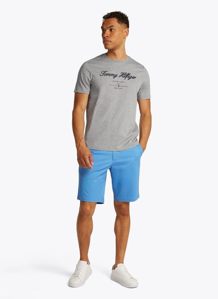TOMMY HILFIGER - Regular Fit T-Shirt With Script Logo - Image 1