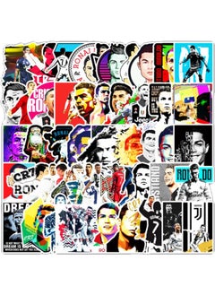 Generic 52 PCS Football Series Stickers, Football Star Sticker, Waterproof Stickers for Laptop, Skateboard, Water Bottles, Computer, Phone, Guitar, Stickers for Kids Teens Adult  - Image 3