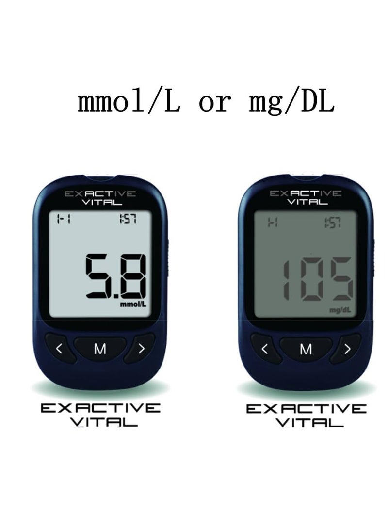 0TO1 TECH Blood Glucose Monitor, Portable Blood Sugar Test Kit, Large Display Digital, Accurate Blood Sugar Level Checker for Home and Travel - Image 2