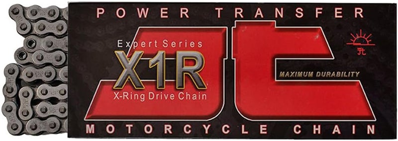 Chain JTC530X1R116RL (530 Series) Black Steel 116 Link Heavy Duty X-Ring Chain with Connecting Link