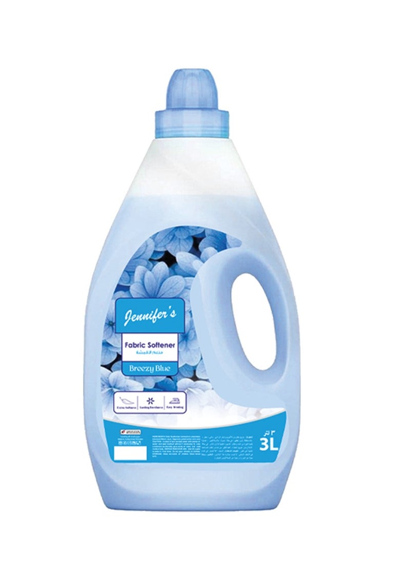 Jennifer's Fabric Softener Breezy Blue 3L  - Image 1