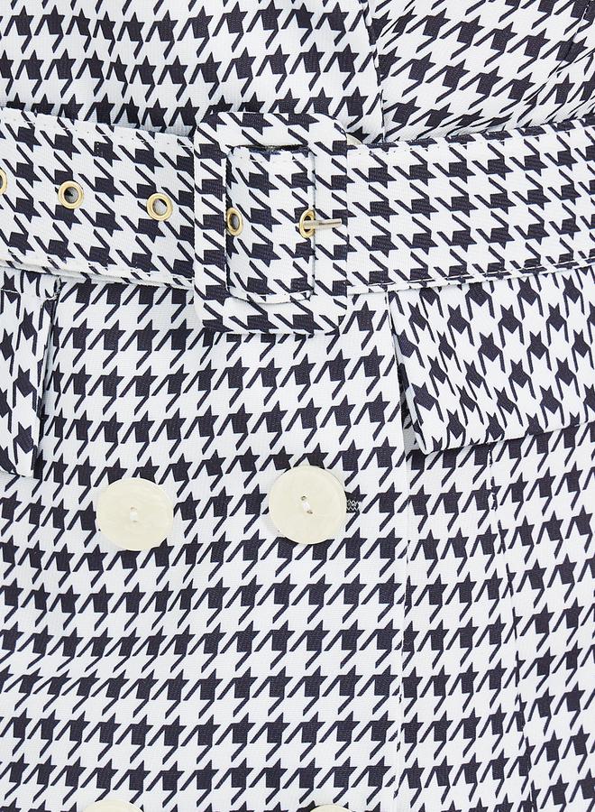 Styli Houndstooth Blazer Dress  - Image 3