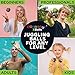speevers Juggling Balls for Beginners and Professionals Set of 3 14 Colors Available 2 Layers of Net and Carry Case Xballs Juggling Balls Orange Green Yellow Blue 32 oz - Image 4