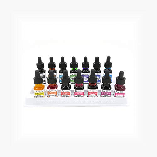 Dr. Ph. Martin's Radiant Concentrated Water Color Bottles, 0.5 oz, Set of 14 (Set A) - Image 3