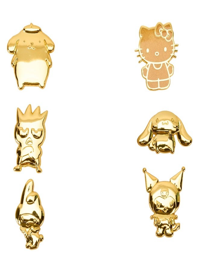 Loungefly Hello Kitty Sanrio 50th Anniversary Gold Mystery Box Pin (One Pin) - Image 1