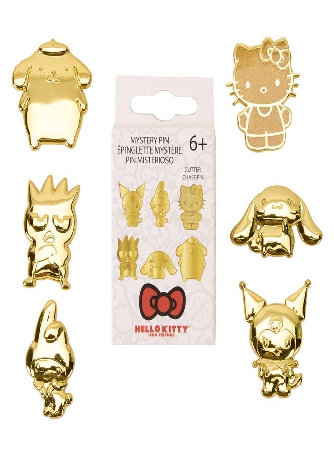 Loungefly Hello Kitty Sanrio 50th Anniversary Gold Mystery Box Pin (One Pin) - Image 2
