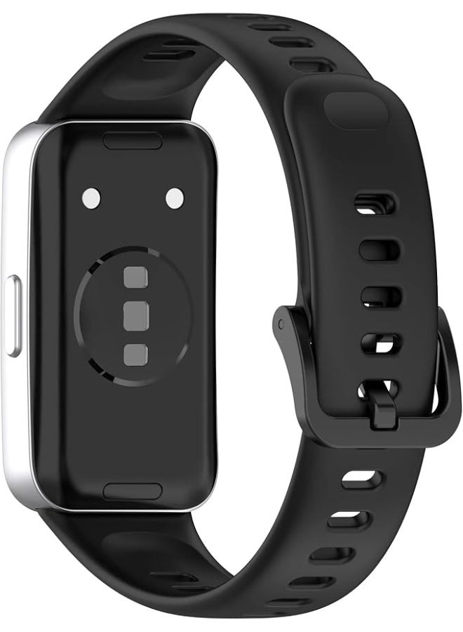 Compatible with Honor Band 10 Silicone Strap Waterproof Breathable Sport Band 10 Strap for Women Men. - Image 3