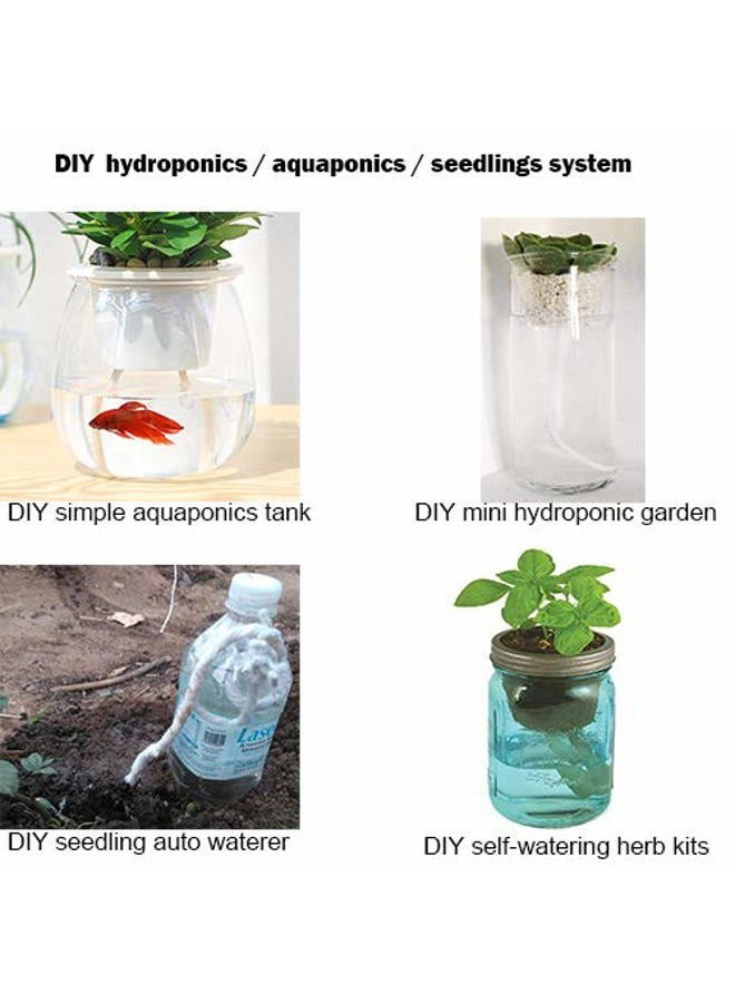 ORIMERC 50 feet 6mm Self Watering Capillary Wick Cord Vacation Plant Sitter DIY Hydroponic Wicking Self-Watering Planter Pot Automatic Water System Device Potted Violet Auto Seedling Waterer Rope - Image 4