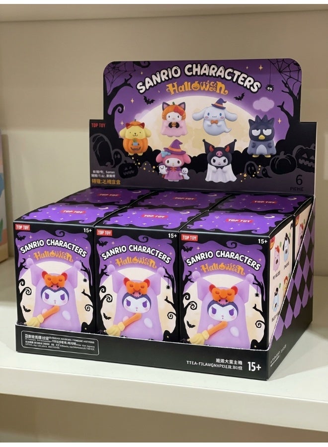 MINISO x Sanrio Characters Candy Carnival Night Collection Vinyl Plush Pendant Blind Box, Full Display Set of 6 Sealed Mystery Boxes, Character Collectible for Display and Gifting - Image 4