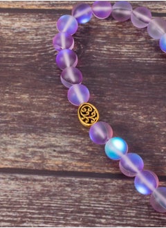 The Black Pearl Accessories Fabulous Purple Opal Stone Prayer Bead of 33 Beads  - Image 2