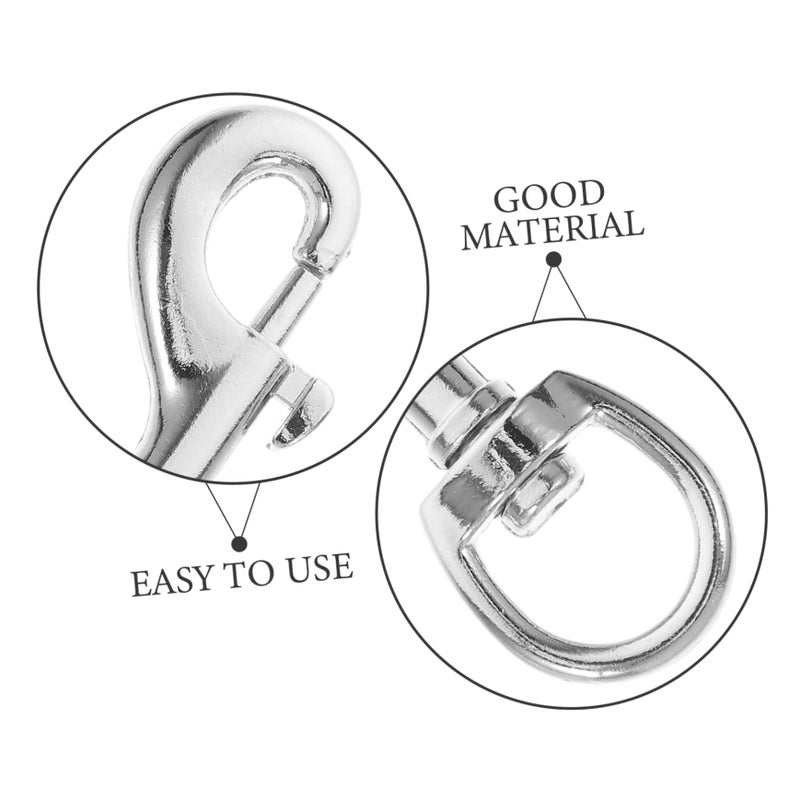 4 Pcs 360 Degree Rotary Swivel Snap Hook Clips For Flagpole Rope And Boat Flag - Image 5