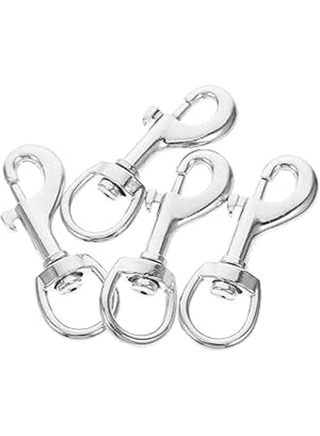 4 Pcs 360 Degree Rotary Swivel Snap Hook Clips For Flagpole Rope And Boat Flag - Image 1